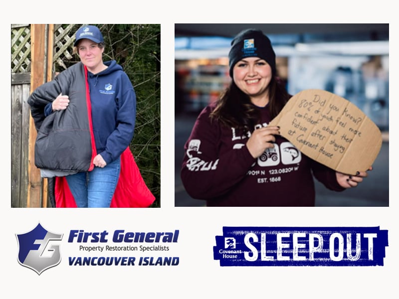 First General Restoration Services SLEEP OUT